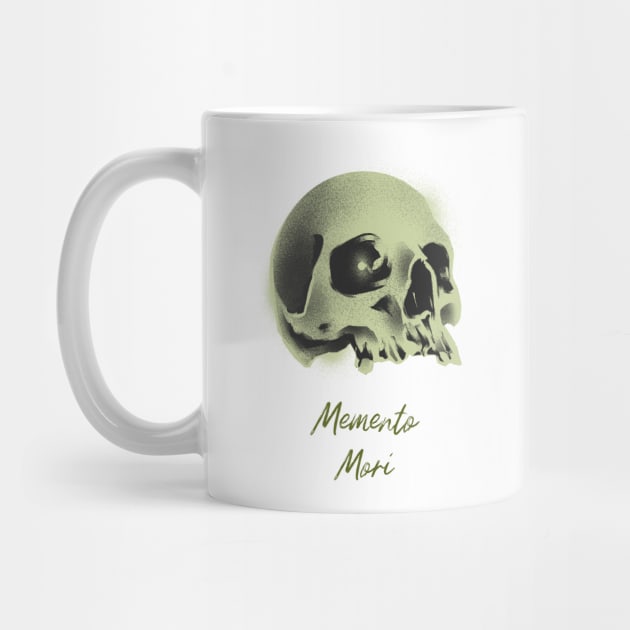 Stoic Memento Mori Skull by Autonomy Prints